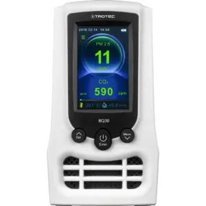 CO2-luchtkwaliteitsmonitor en deeltjesmeter BQ30
