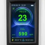 CO2-luchtkwaliteitsmonitor en deeltjesmeter BQ30